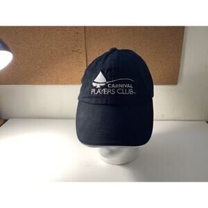CARNIVAL PLAYERS CLUB Hat Cap Men’s Adjustable Black & White Strapback